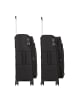 D&N Travel Line 9504 4 Rollen Kofferset 3-teilig mit Dehnfalte in black