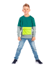 erima Junge Sweatshirt Leon in everglade/limepunch