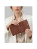 Lazarotti Bologna Leather XL Geldbörse mit Zip-Around Fach Leder 14 cm brown