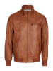 Bugatti Lederjacke BULEONARDO in Cognac