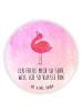 Mr. & Mrs. Panda wandmagnet Flamingo Stolz mit Spruch in Aquarell Pink
