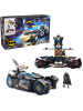Warner Bros DC Comics Transforming Batmobile + Figur 10 cm 1 Pfeil-Katapult + Effekte 4+