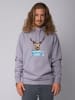 wat? Apparel Sweatshirt Hirsch in Lavender