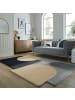 KADIMA DESIGN Wollteppich modern, abstrakt, rutschfest, Teppich 100% Wolle in Grau