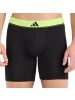 adidas Boxershort 3er Pack in Schwarz/Blau/Gelb