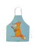 Mr. & Mrs. Panda Schürze Fuchs Gitarre ohne Spruch in Türkis Pastell