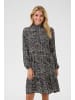 Kaffe Kleid KAriani in Black/Turtledove Graphic Dot