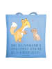 Mr. & Mrs. Panda Strandtasche Danke Hundesitter mit Spruch in Sky Blue