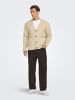 ONLY & SONS Strickjacke in Oatmeal