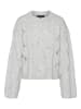 Vero Moda Strickpullover in Light Grey Melange