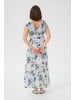Kaffe Kleid KAelsa Regular fit in Blue Roses W. Gardenia AOP