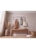 FineBuy Wandgarderobe in Silber / Metall / 80x4x20