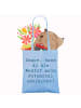 Mr. & Mrs. Panda Tote Bag Spruch Mentor Potenzial mit Spruch in Sky Blue