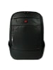 Travel n meet Businessrucksack, Freizeitrucksack Kunstleder ca. 28cm breit ca. 43cm hoch