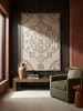 KADIMA DESIGN TINGIR Teppich Vintage Medaillon Klassisch 140x200 Natur Schlafzimmer in Natur