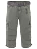 Timezone Shorts 3/4 Cargo Hose loose fit Mid Waist Pants in Grau