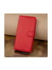 COFI 1453 Smart Classic Magnet Hülle Standfunktion kompatibel mit iPhone 16 Rot in Rot