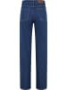 Urban Classics Urban Classics Ladies Straight Fit Denim in mid deep blue washed