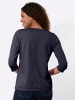 WITT WEIDEN 3/4-Arm-Shirt in marine + ecru