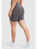 SMILODOX Shorts Maria Solid Scrunch in Anthrazit