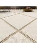 KADIMA DESIGN Teppich Kurzflor Geometrisch Wohnzimmer in Beige
