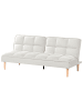 Beliani 3-Sitzer Sofa SILJAN in Weiß - (W) 177 x (H) 80 x (L) 80 cm