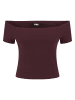 Urban Classics T-Shirt in redwine+black