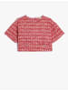 KOTON Bluse in Rot Gemustert