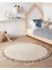 Beliani Kinderteppich MITSOBI in Beige - (W) 120 x (L) 120 cm