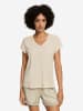 Hanro V-Shirt Natural Shirt in oyster gray