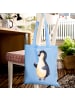 Mr. & Mrs. Panda Stofftasche Pinguin Marienkäfer ohne Spruch in Sky Blue