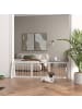 Pawhut Hunde Absperrgitter Weiß 71-190L x 38,5B x 56H cm