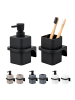 bremermann 2tlg. - Bad-Accessoires -Set SAVONA Softtouch, eckig