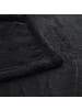 relaxdays Kuscheldecke in Schwarz - (B)200 x (T)220 cm