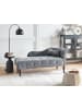 Beliani Chaiselongue IVRY in Grau/Schwarz - (W) 152 x (H) 72 x (L) 62 cm rechtsseitig