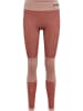 Hummel Hummel Tights Hmlclea Yoga Damen Atmungsaktiv Dehnbarem Feuchtigkeitsabsorbierenden Nahtlosen in WITHERED ROSE/ROSE TAN MELANGE