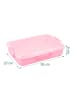 relaxdays 2x Sandkasten in Rosa - (B)38 x (H)8 x (T)25 cm