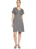 Zero  Minikleid mit Print in Brown/Cream