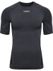 Hummel Hummel T-Shirt Hmlte Multisport Herren Atmungsaktiv Schnelltrocknend Nahtlosen in BLACK/ASPHALT MELANGE