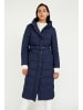 Finn Flare Steppmantel Lang in dark blue
