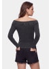 myMo ROCKS Women Longsleeve in Grey Stone Wash