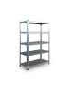 relaxdays Schwerlastregal in Silber - (B)100 x (H)180 x (T)30 cm