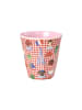 Rice Melamin Becher Kids in Paris Medium in pink