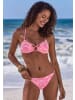 Venice Beach Bustier-Bikini-Top in pink
