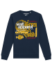 wat? Apparel Sweatshirt LIMITED EDITION LOGO PRINT 02 in Dunkelblau