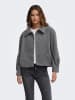 ONLY Blousonjacke in Dark Grey Melange