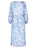 Vera Mont Sommerkleid im Boho Style in Cream/Blue