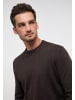 Eterna Strick Pullover REGULAR FIT in dunkelbraun