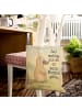 Mr. & Mrs. Panda Shopper Schnabeltier Mut Design mit Spruch in Weiß