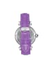 Empress Theodora Automatikuhr mit Lederarmband in Silver/Purple